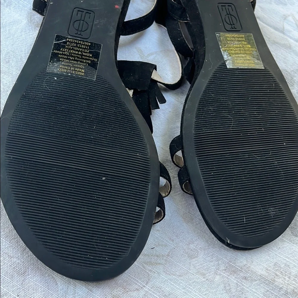 Jennifer Lopez Black Strappy Sandals - Picture 10 of 11